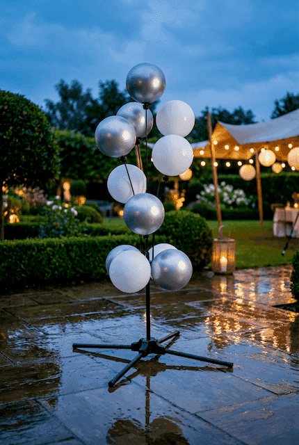 Weather-resistant anniversary decoration that stays perfect in all seasons