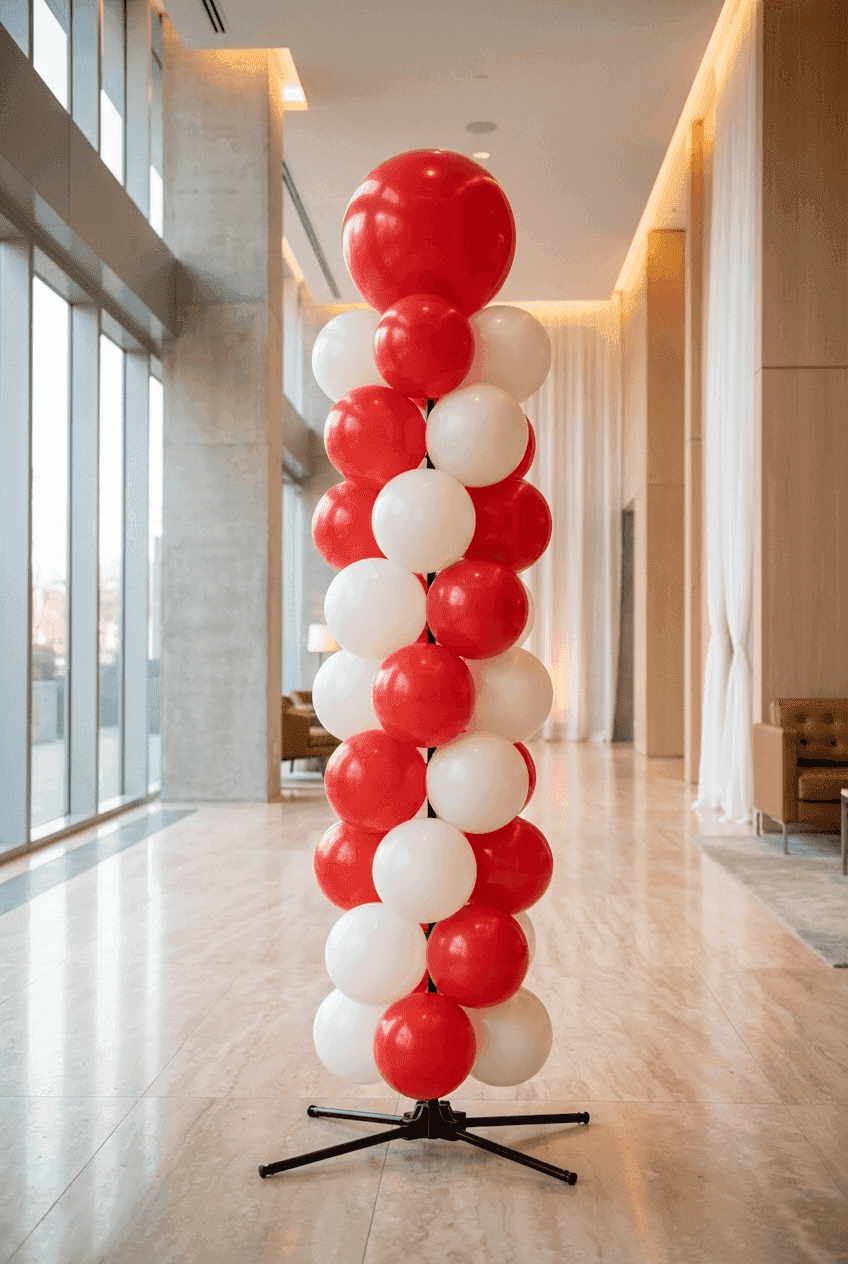 Smart modular design of PilaMania reusable balloon decoration