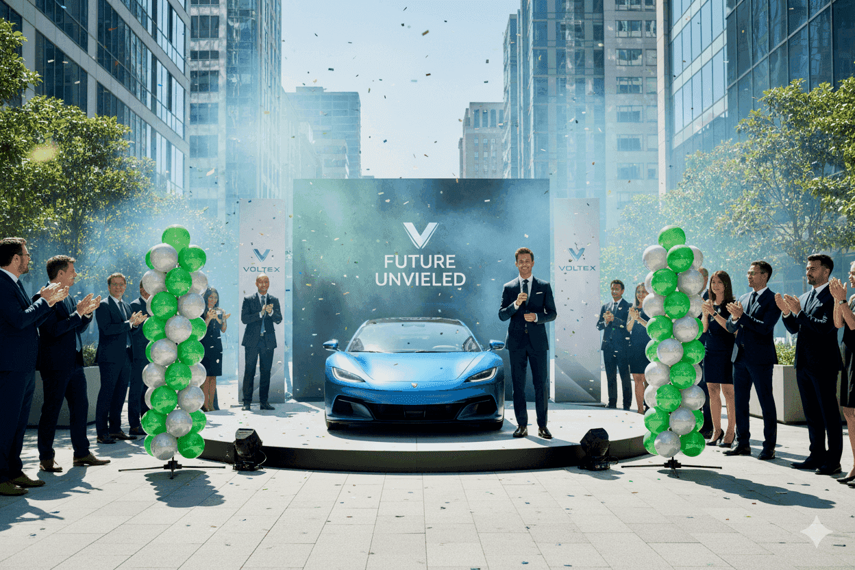 Professional balloon pillar for product launch decoration, trade show presentation, and corporate events