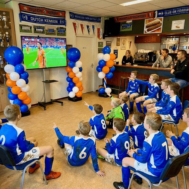 Balloon decorations specially for football events