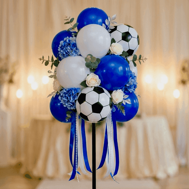 Large balloon cluster as color explosion