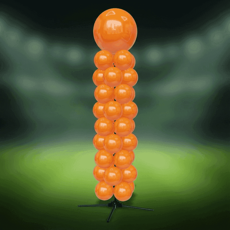 PilaMania Balloon Pillar in team colors for football decorations