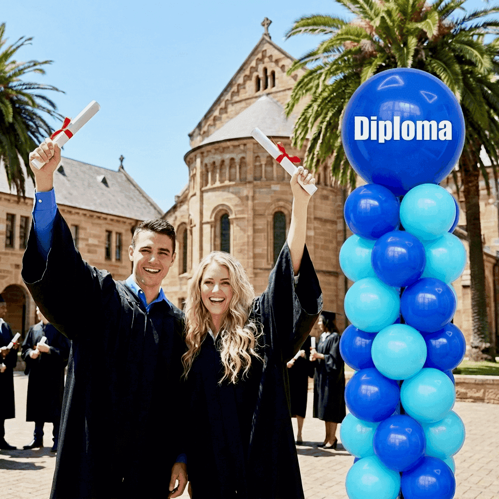Balloon decoration for graduation – PilaMania party decoration