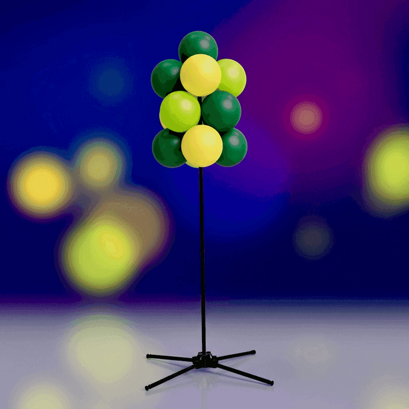 Elegant balloon cluster as versatile decoration for parties and events