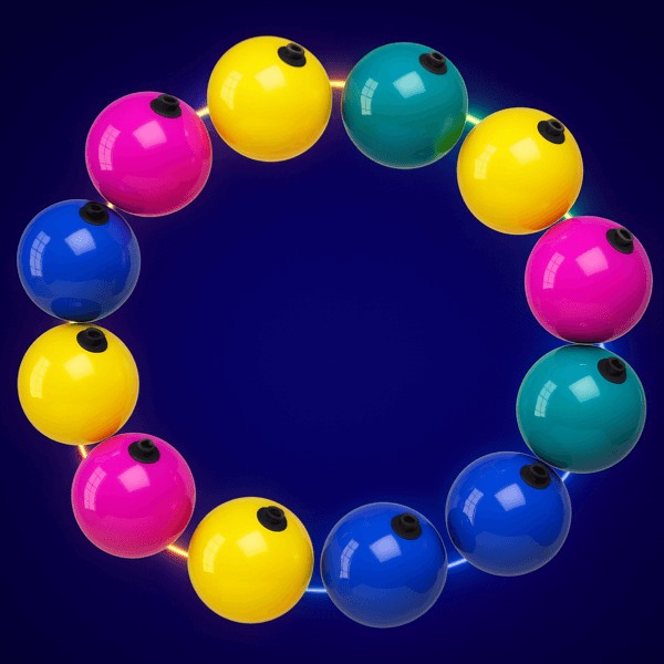 Colorful party decorations that radiate joy and creativity