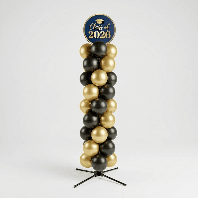 PilaMania column with top board featuring class photo and graduation year of graduates