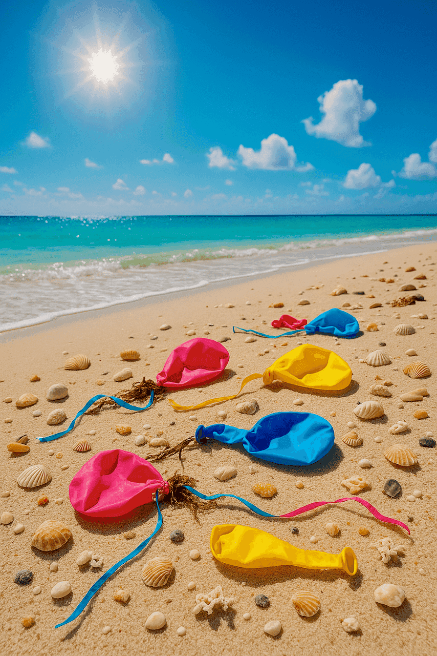 Plastic pollution in nature